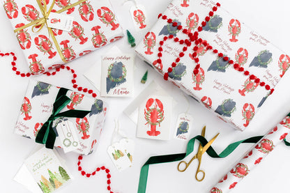 Holiday Lobster Greeting Card