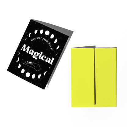 Moon Phase Congratulations Card