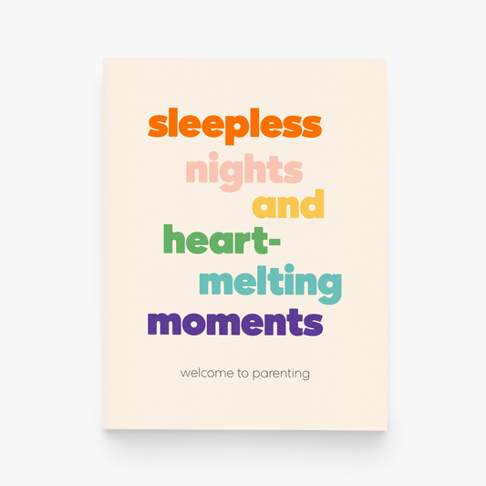 paper&stuff - New Baby Heart Melting Moments Greeting Card