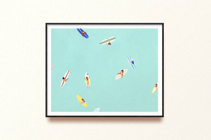 Mini Surfers Print- Jen Wang Studios