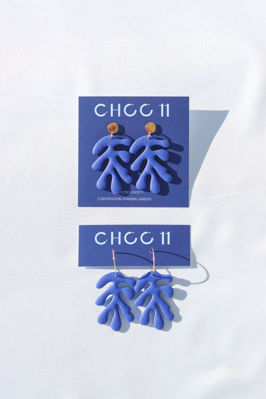 CORAL EARRING: Azure - Studio Choo11