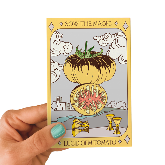Lucid Gem Tomato Tarot Garden + Gift Seed Packet - Sow the Magic