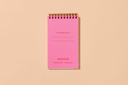 Farfalle Bowtie Pasta Letterpress Pocket Notebook
