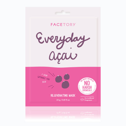FaceTory - Face Mask - Rejuvenating - Everyday - Acai