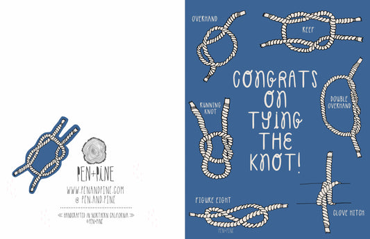 Congrats on Tying the Knot Card