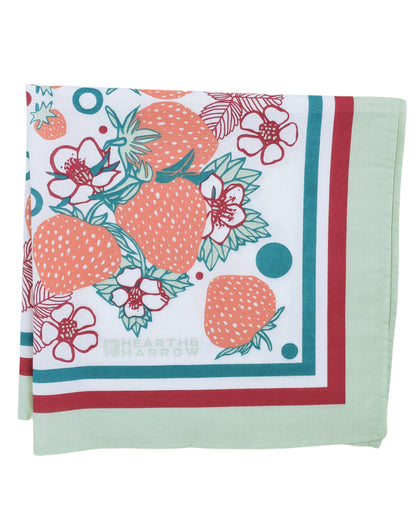 Strawberry Patch Bandana - Hearth and Harrow