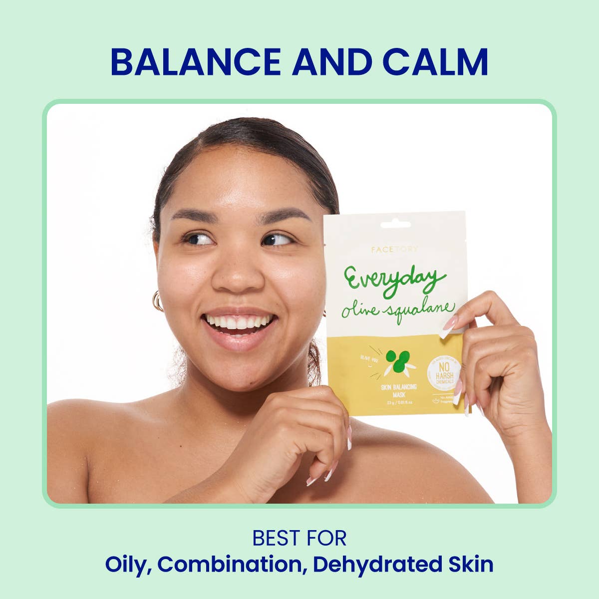 Face Mask - Olive Squalane