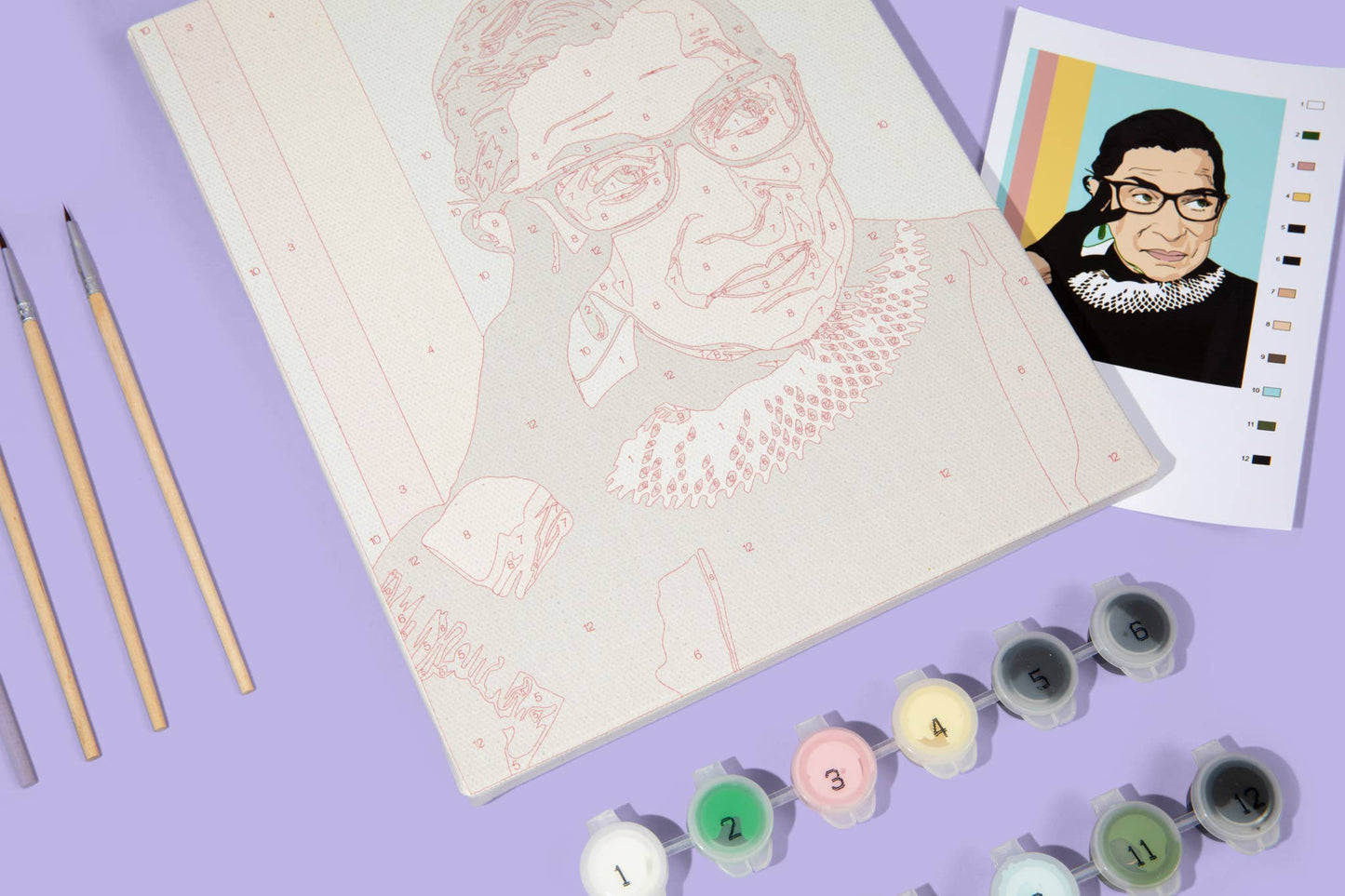 Ruth Bader Ginsburg Paint By Numbers Kit