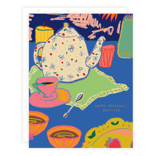 Best-Tea Birthday Card