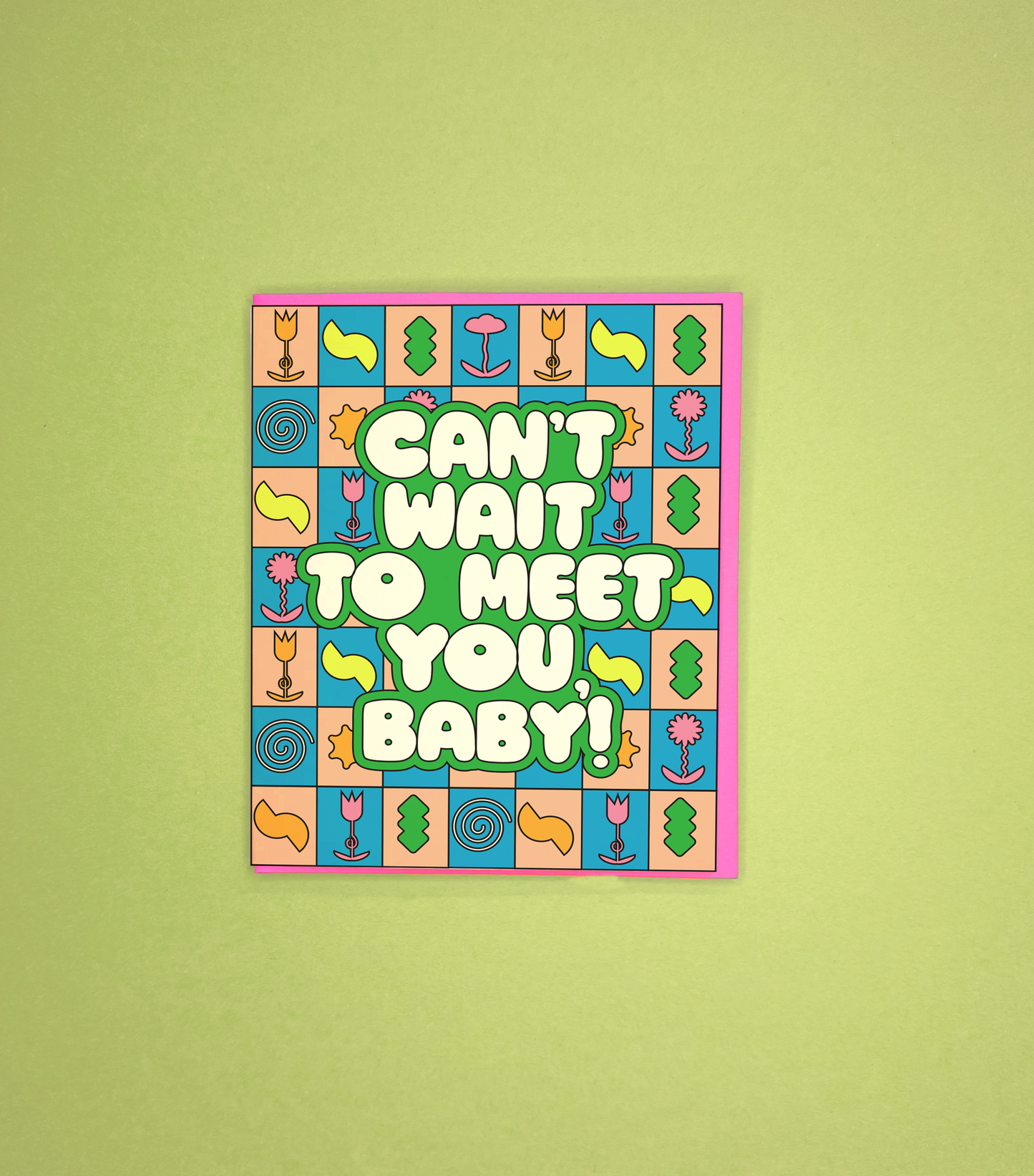Can't Wait To Meet You Baby Card