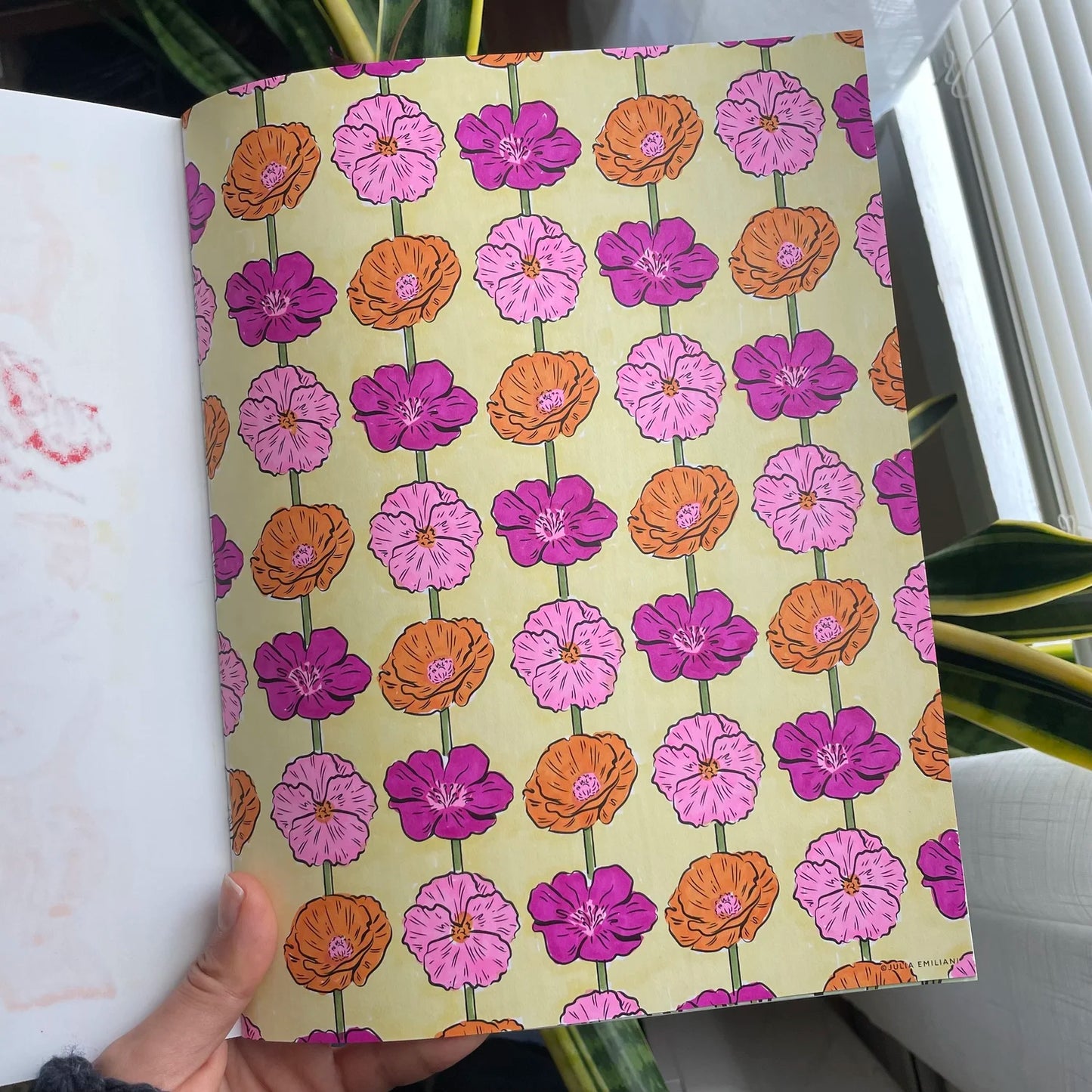 Flower Therapy Coloring Book - Julia Emiliani