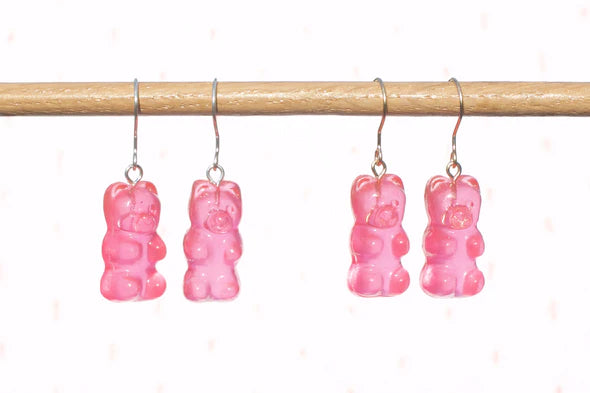 Hot Fluff Earrings - gummy bears