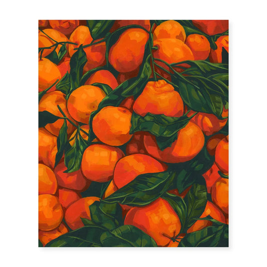 Oranges Risograph Print - Julia Emiliani
