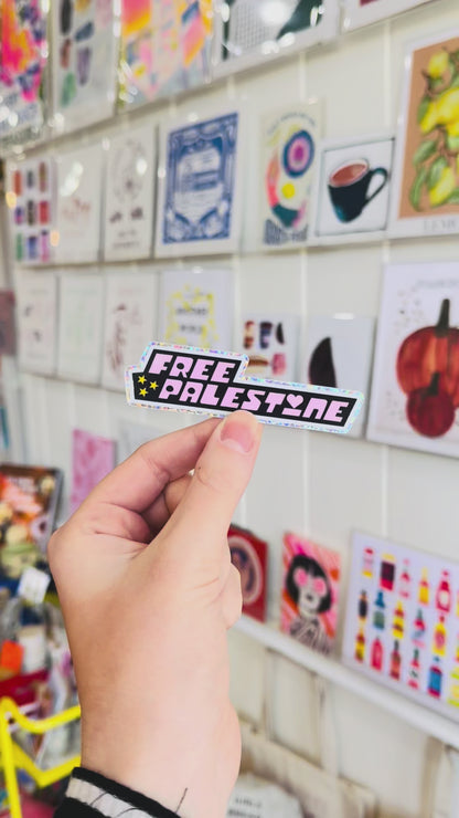 Free Palestine PPG Sticker