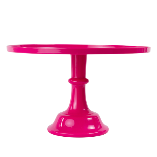 Sprinkles & Confetti Party Supplies - Hot Pink Melamine Cake Stand | Cupcake Stand
