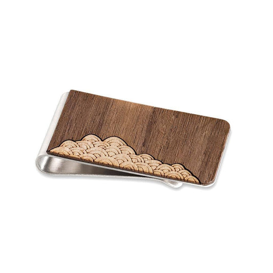 Treeline and Tide - Money Clip - Waves