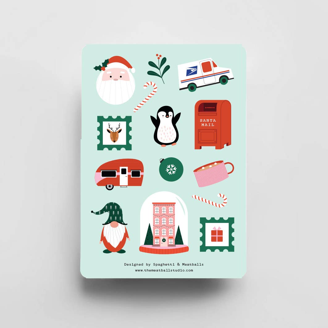 Festive Christmas - Sticker Sheets!