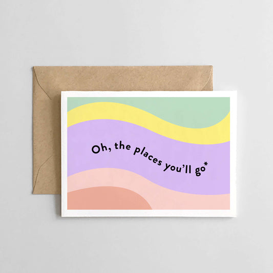 Spaghetti & Meatballs - Oh, The Places You'll Go: Graduation Card