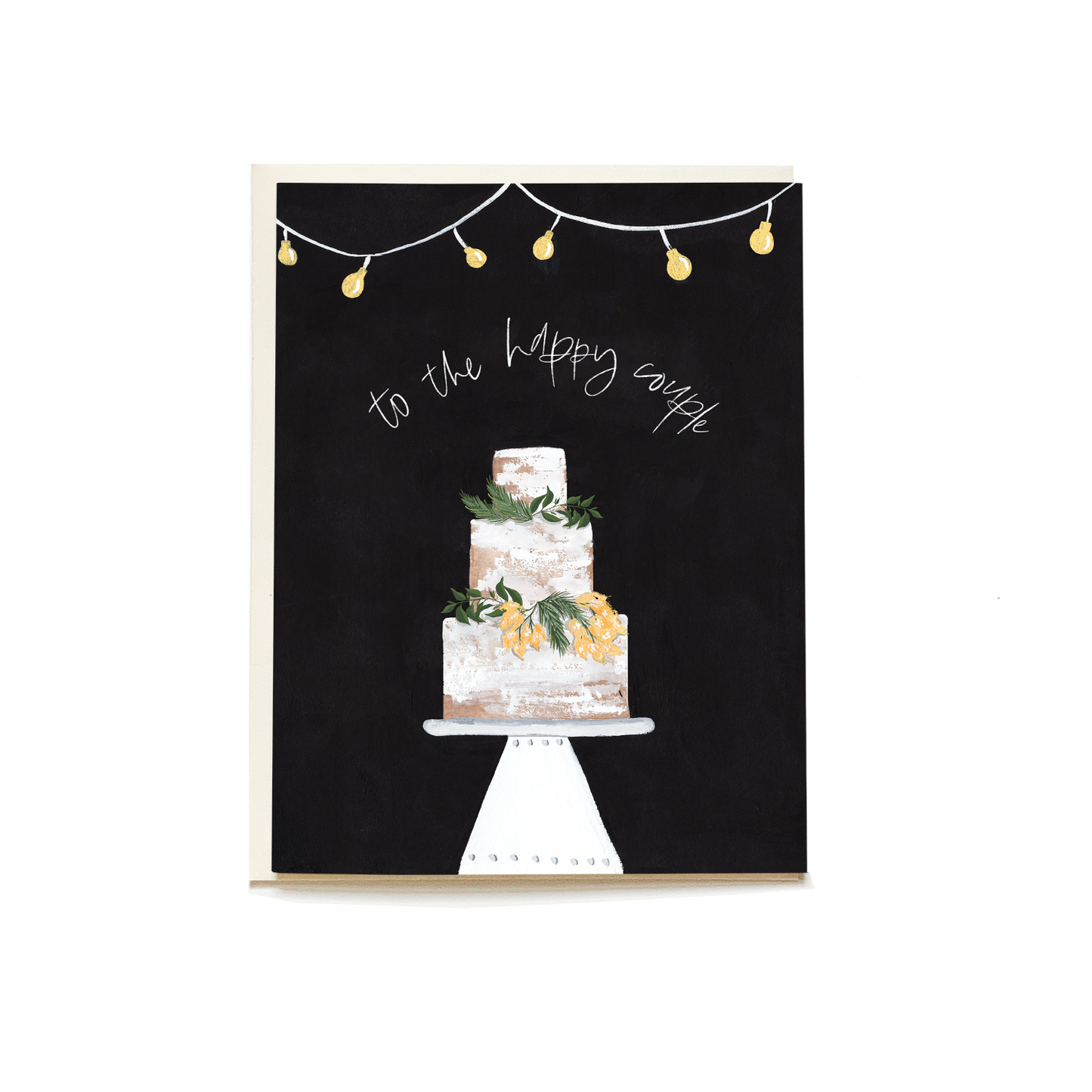 Decorative Cake Wedding Greeting Card