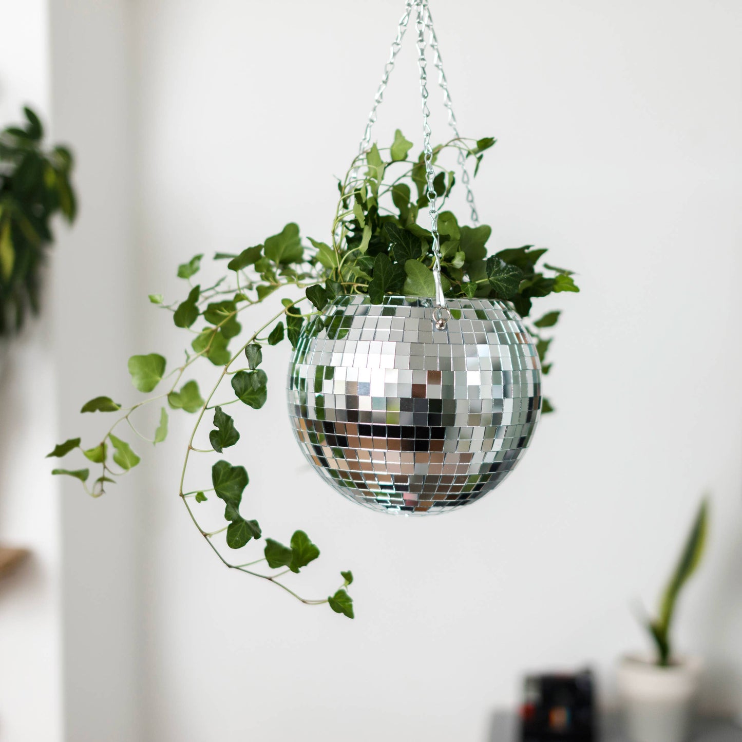 Bubblegum Stuff - Disco Ball Hanging Planter (8in)
