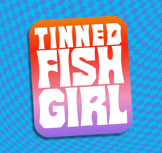 Alex Luciano - Tinned Fish Girl Vinyl Sticker