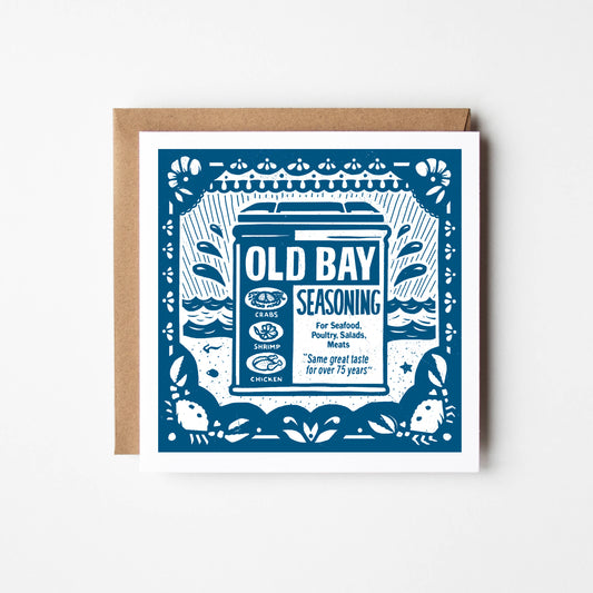 Indestructible Food - Old Bay Greeting Card