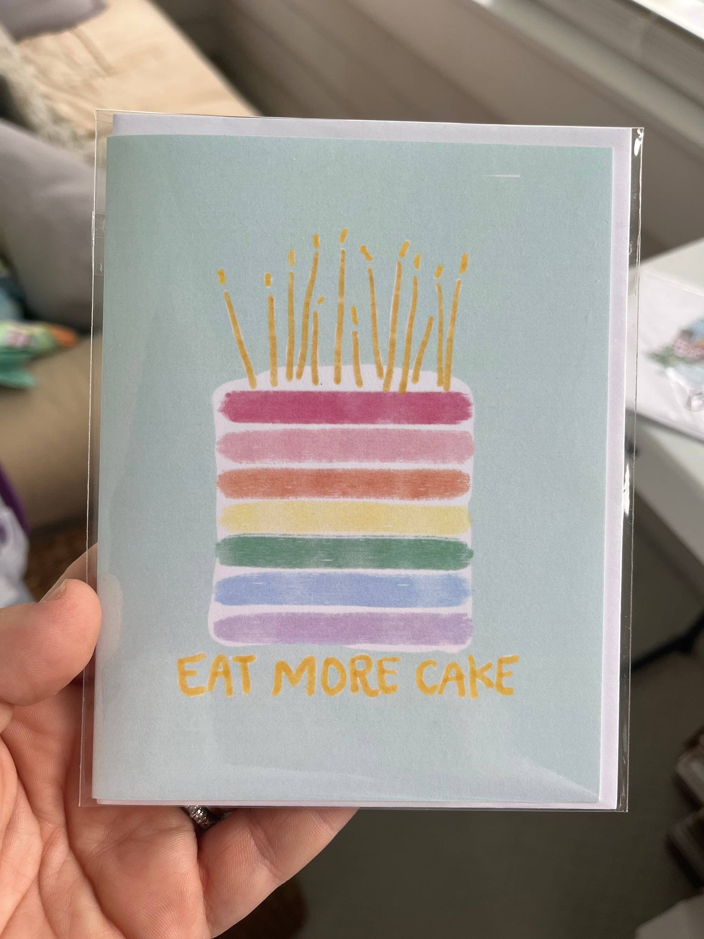 Anna Whitham Co. - Eat More Cake Card