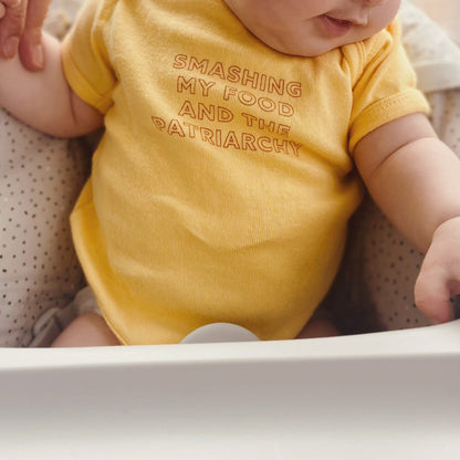 Smashing My Food and the Patriarchy Baby Onesie