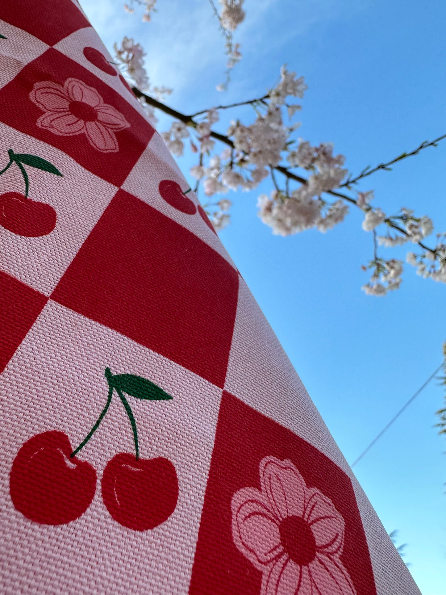 Cherry Picnic Tote Bag
