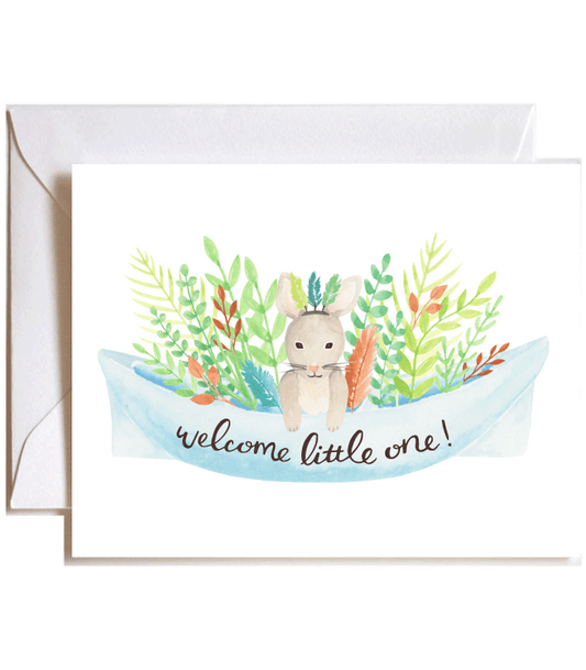 Stephanie Tara Stationery - Welcome Little One! Greeting Card