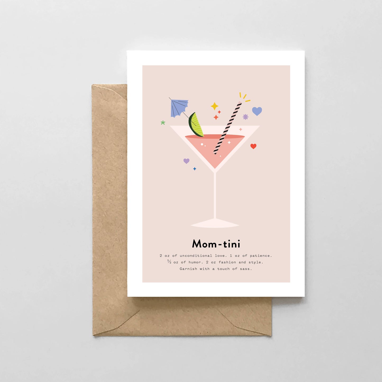 Spaghetti & Meatballs - Mom-tini - Mother's Day Card