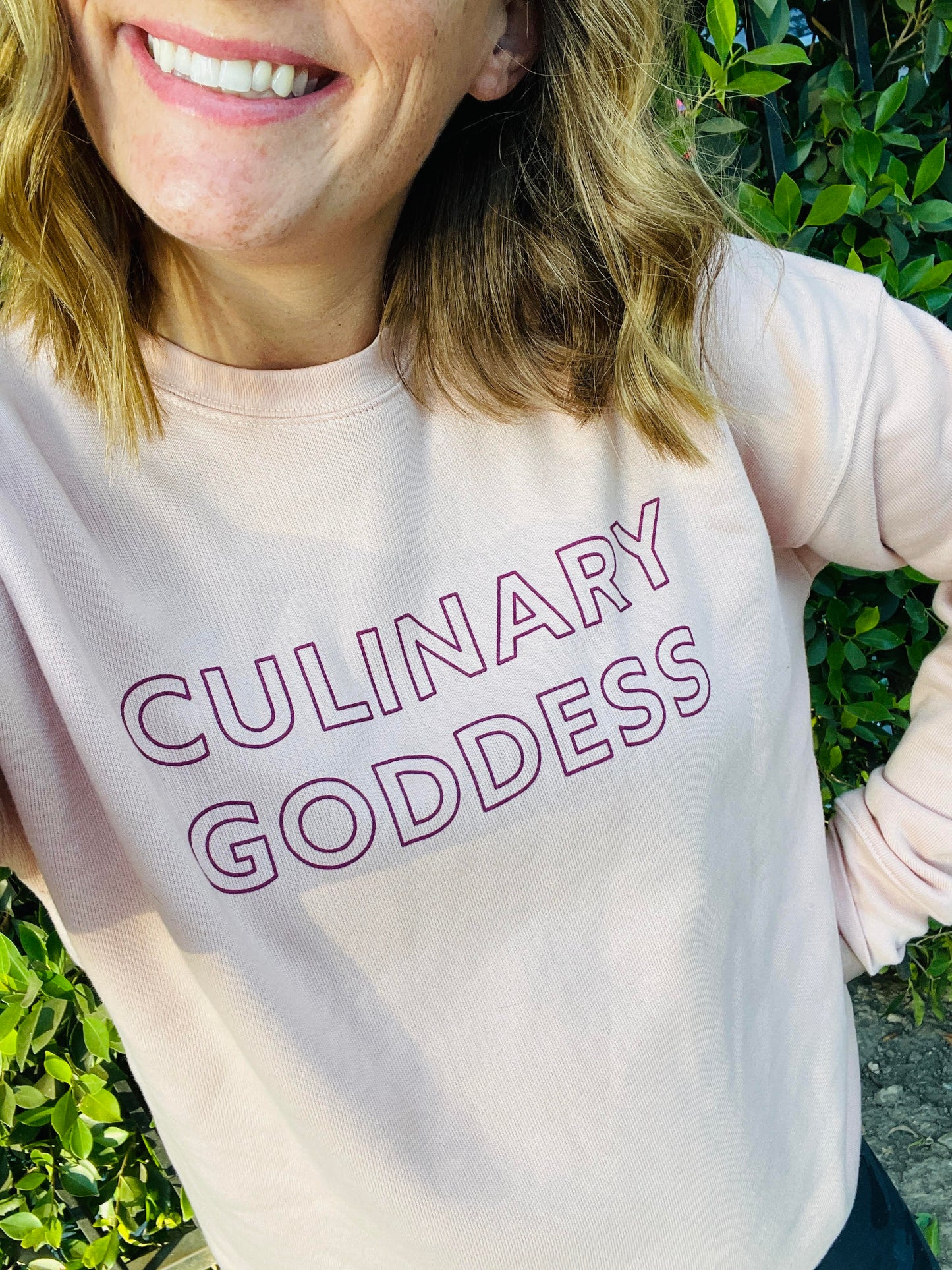 Culinary Goddess Crewneck What's Gaby Cooking Special Edition