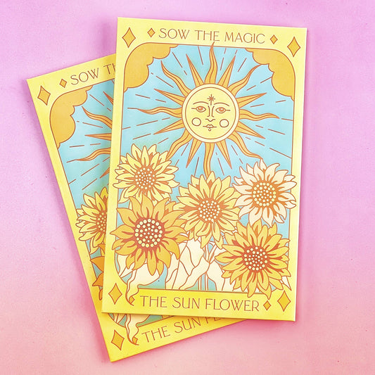 The Sunflower (Ring of Fire) Tarot Garden + Gift Seed Packet - Sow the Magic