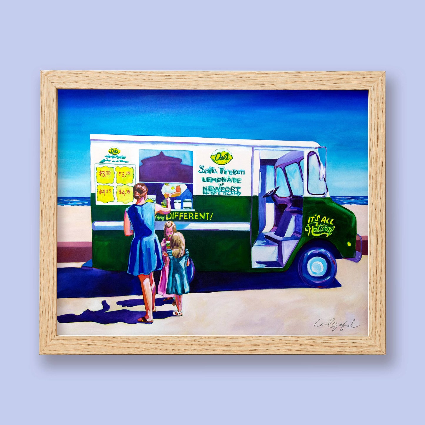 Laurel Greenfield Art - Del's With Mom Print