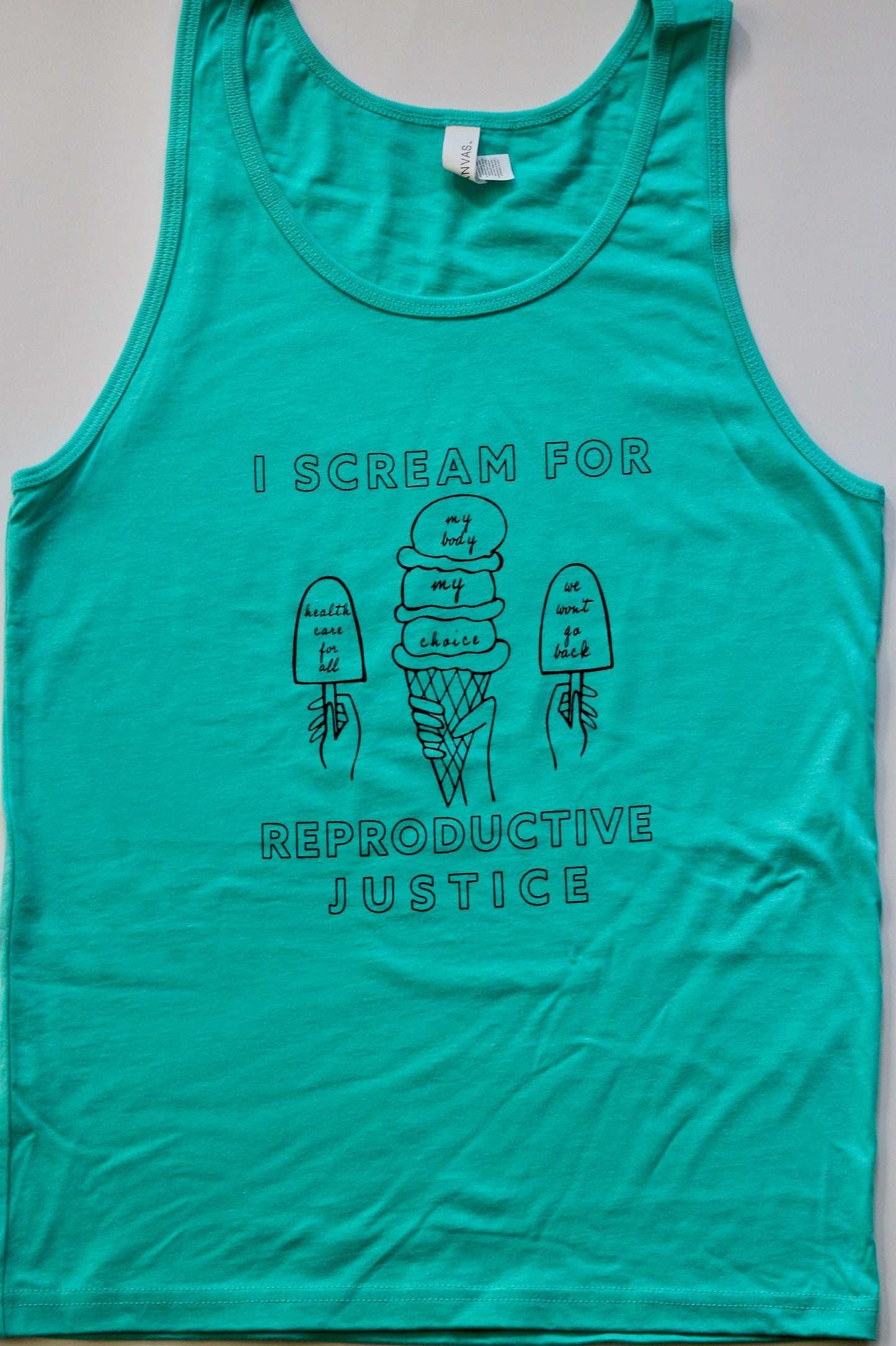 Ice Cream for Reproductive Justice Tank Top (Unisex)