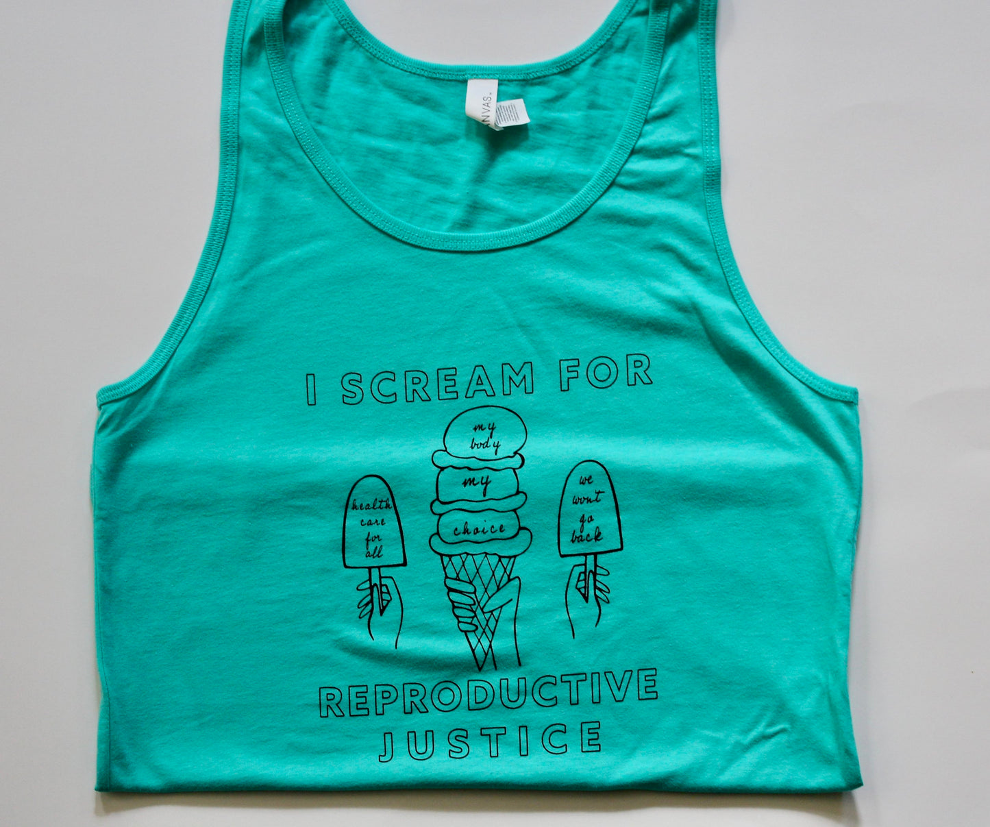 Ice Cream for Reproductive Justice Tank Top (Unisex)