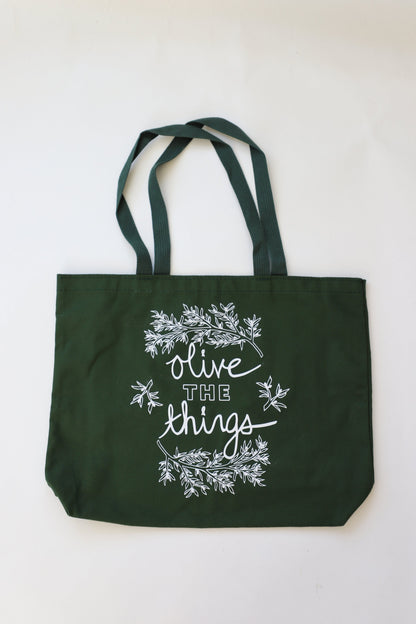 Olive the Things Set: Tote Bag + Zipper Pouch